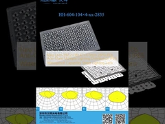 নতুন লেন্স ২৯২.২×১৮১.৪৭×৬.৫ মিমি ২৮৩৫এলইডি অ্যান্টি-গ্লেয়ার মাল্টিপল লাইটিং ডিস্ট্রিবিউশন স্ট্রিট লাইটিং লেন্স