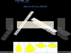 সুপার ক্লারিটি এলইডি স্ট্রিট ফ্লাড লাইটিং লেন্স 88pcs 3030 LEDs, মাল্টিপল এঙ্গেল বিম & ন্যূনতম হালকা ক্ষতির জন্য অপ্টিমাইজড