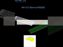 হাই-পাওয়ার স্ট্রিট লাইটিং লেন্সঃ আরও ভাল দক্ষতা এবং কম ঝলকানি সহ 144 পিসি 3030 এলইডি