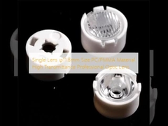 একক লেন্স φ11.8mm সাইজের PC/PMMA উপাদান উচ্চ ট্রান্সমিটেন্স পেশাদার অপটিক লেন্স