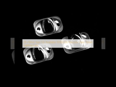 23 × 16 মিমি আকার টি 2 এস উপলব্ধ 3030এলইডি যথার্থ অপটিক স্ট্রিট লাইটিং লেন্স