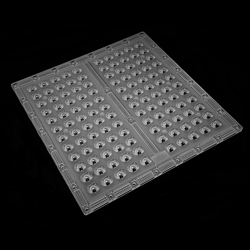 290×290mm Dimensions 480pcs Chips Uniform Illumination Energy-Saving Lens For Parking Lot Light
